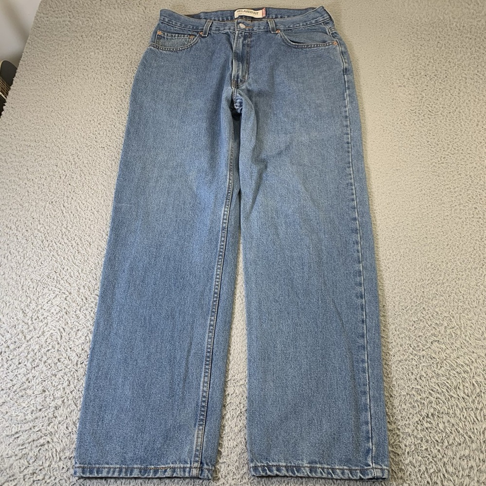 Levis 550 Jeans Mens 36x32 [Fits 34x32] Blue‎ Denim 5-Pocket 100% Cotton Y2K 00s